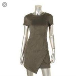 Faux Suede Mini Dress
